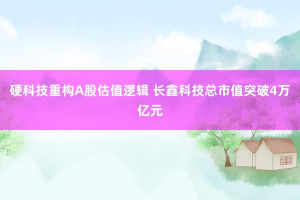 硬科技重构A股估值逻辑 长鑫科技总市值突破4万亿元