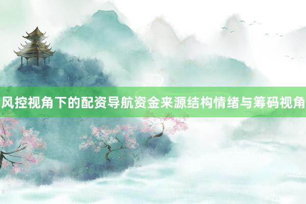 风控视角下的配资导航资金来源结构情绪与筹码视角