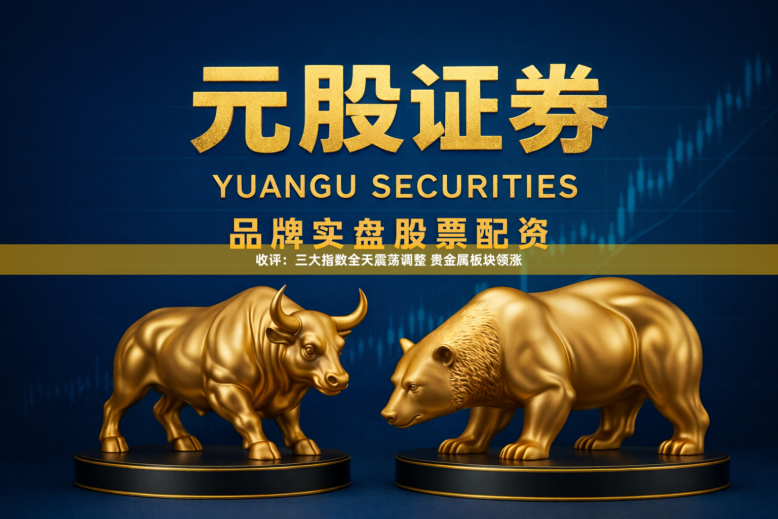 收评：三大指数全天震荡调整 贵金属板块领涨