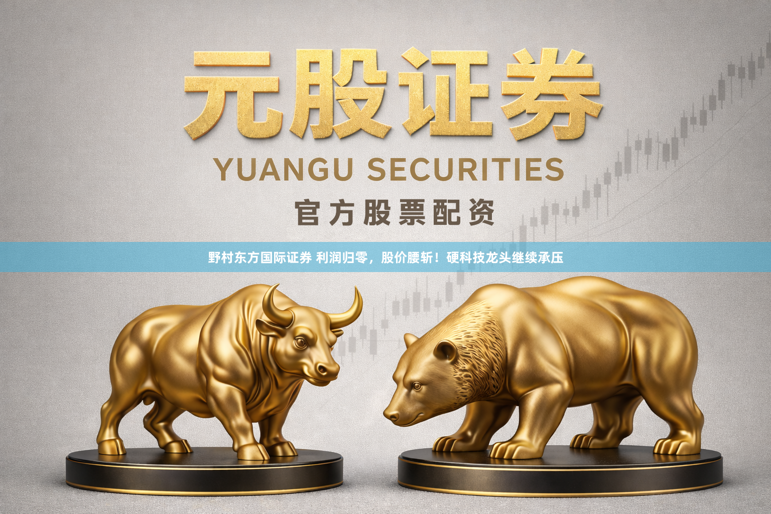 野村东方国际证券 利润归零，股价腰斩！硬科技龙头继续承压